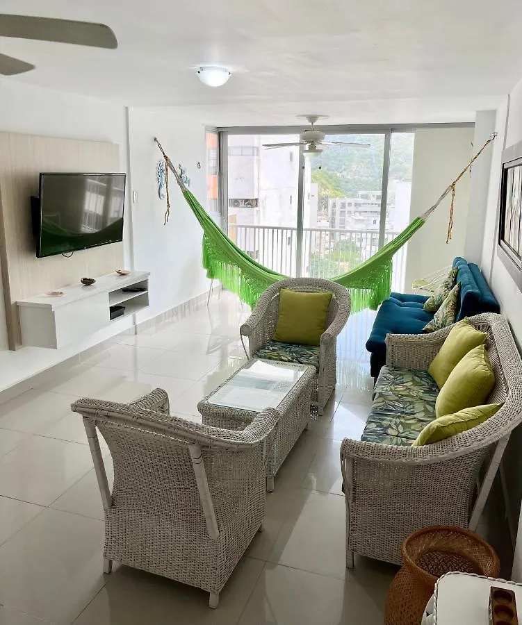 Delamar Apartment: Beachfront Comfort with Ocean Views Santa Marta  Apartment Santa Marta (Magdalena)
