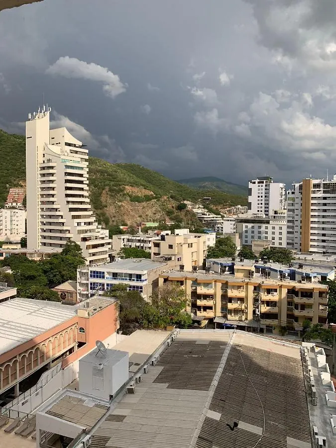 Delamar Apartment: Beachfront Comfort with Ocean Views Santa Marta  Apartment