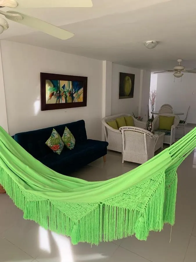Apartment Delamar Apartment: Beachfront Comfort with Ocean Views Santa Marta