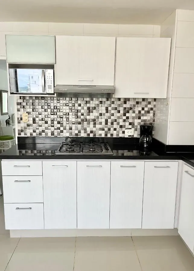 Apartment Delamar Apartment: Beachfront Comfort with Ocean Views Santa Marta  Colombia